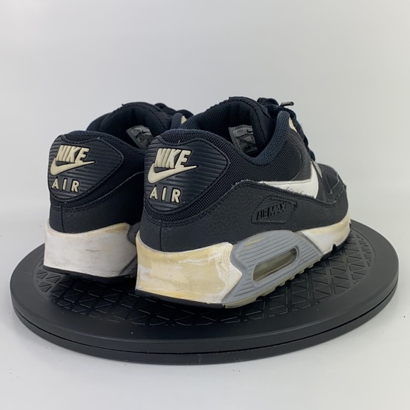 Nike Air Max 90 Essential Black/White Running Shoes 616730-012 Women's Size 8.5 - Picture 6 of 13